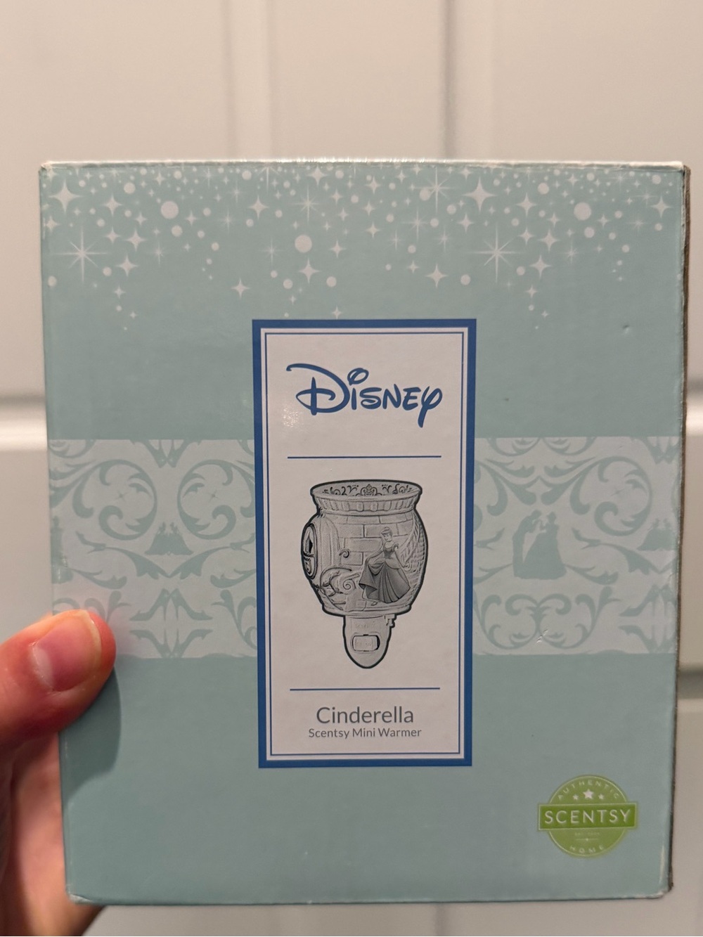Disney Cinderella Carriage Scentsy Mini Warmer - blue